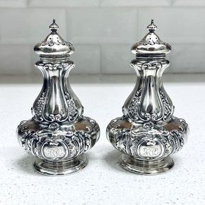 GORHAM STERLING SILVER SALT AND PEPPER SHAKERS